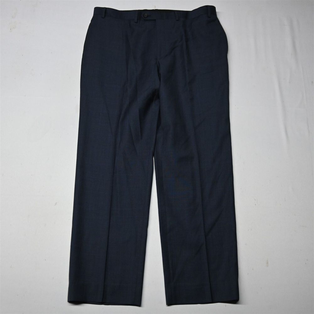 Lauren Ralph Lauren 46L 38x32 Navy Glenn Check Wool Sports Jacket Pants Suit - Picture 8 of 12